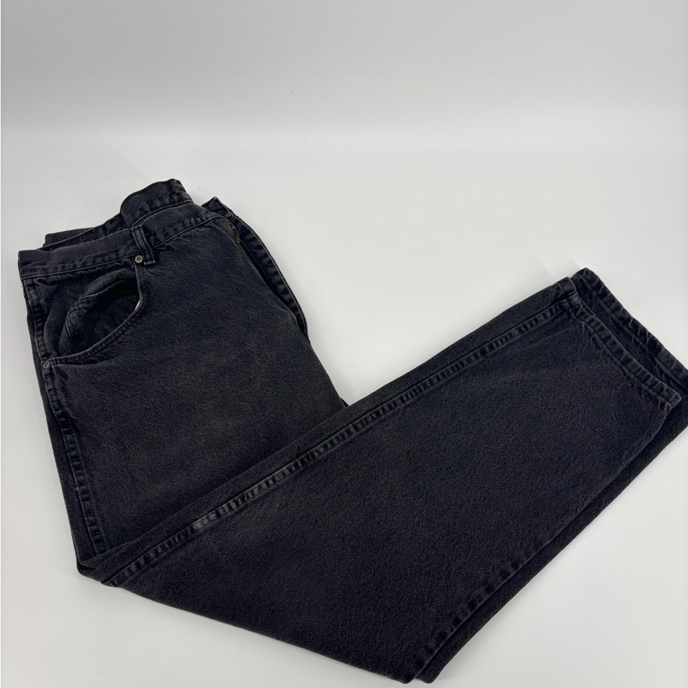 Wrangler Rugged Wear Jeans Mens 40x32 Black Relaxed Fit 35002OB Cotton Denim